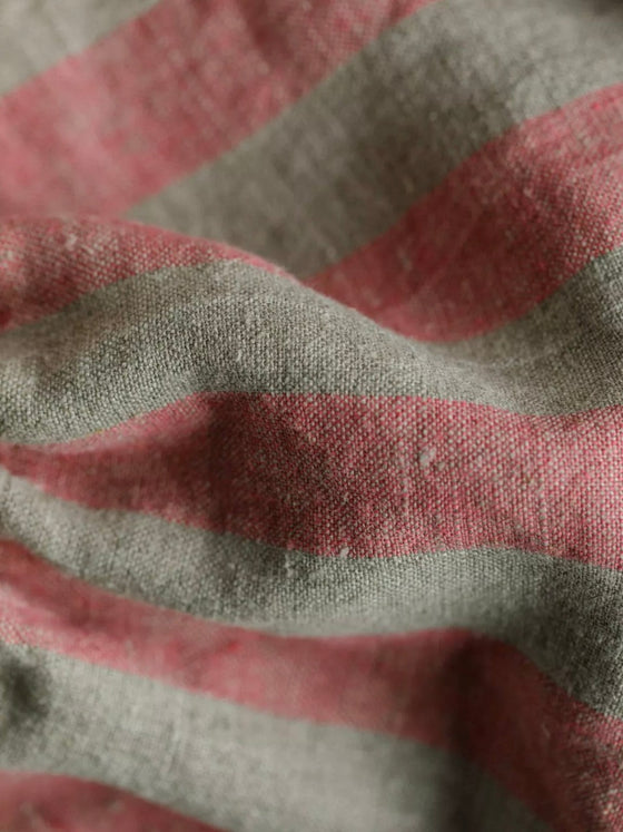 Brödpåse linne 'Pink Stripe'