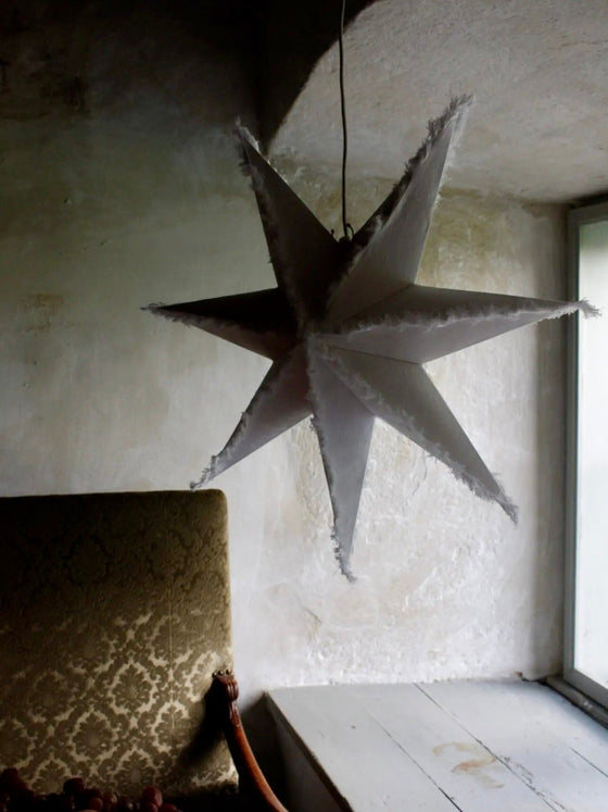 Julstjärna 'Linen' Natural 60cm