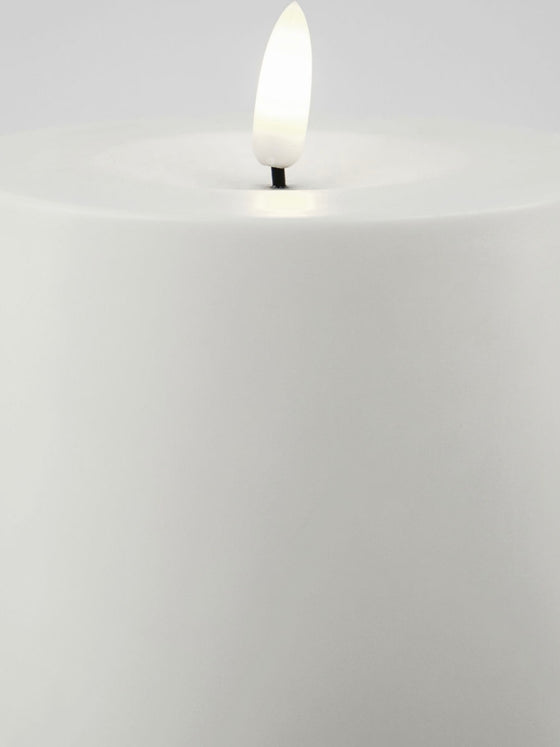 LED pillar candle 'Led Light' white