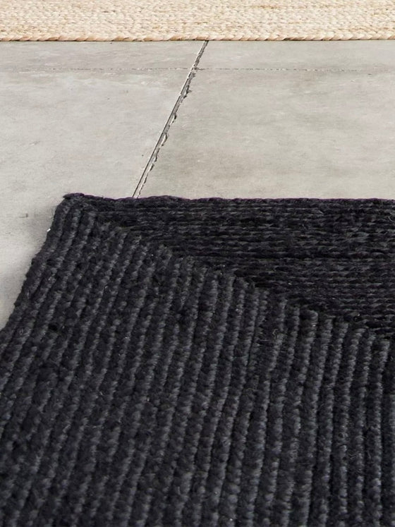 Matta 'Jute' Black 60x120