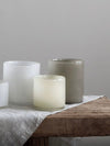 Votive holder 'Lyric' Warm Gray (M)