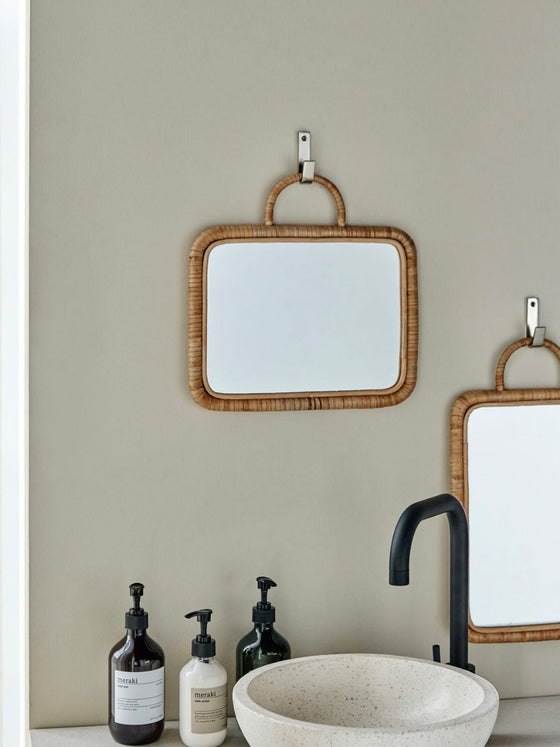 Mirror 'Baki' rattan