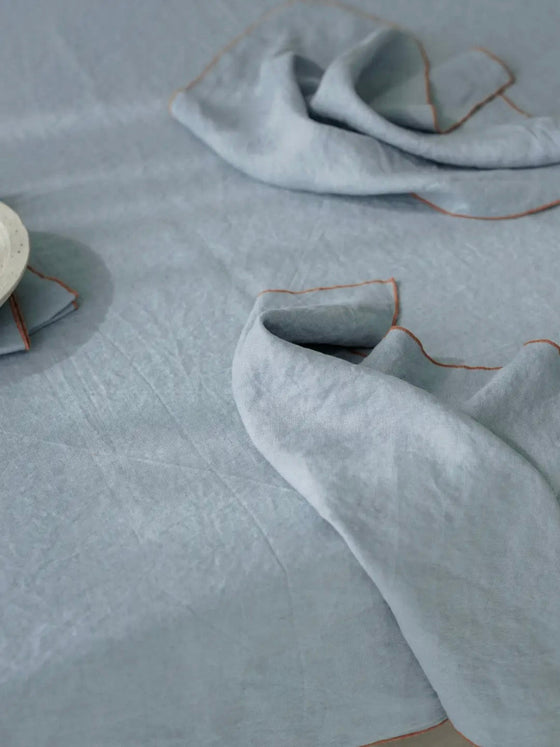 Linen napkin 'Blue' Set of 2