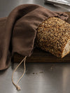 Brödpåse i 100% linne 'Cacao Brown'