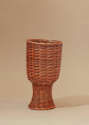 Natural rattan vase 'Wicker' small