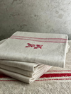 Linnehandduk 'Monogram' Vintage