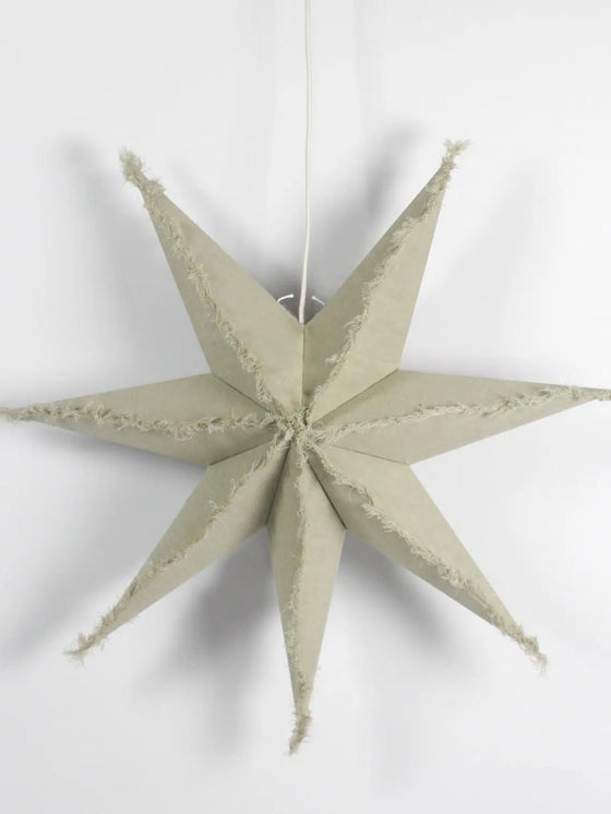 Julstjärna 'Linen' Natural 60cm