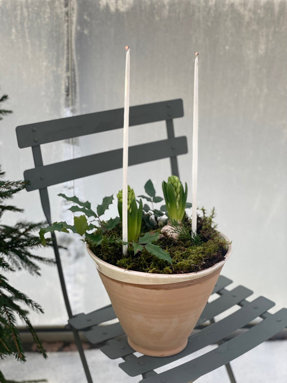 Skål 'Spillkum' Rustik Vit (stor)