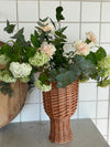 Natural rattan vase 'Wicker' small