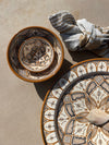 Moroccan platter 'Safi' Sand 40cm