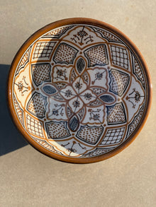  Moroccan bowl 'Safi' Sand 18cm