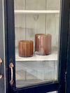 Votive holder glass 'Lyric' Brown (L)
