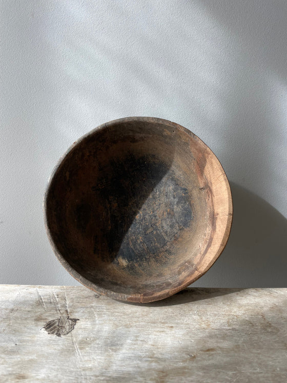 Träskål 'Nr 33' vintage