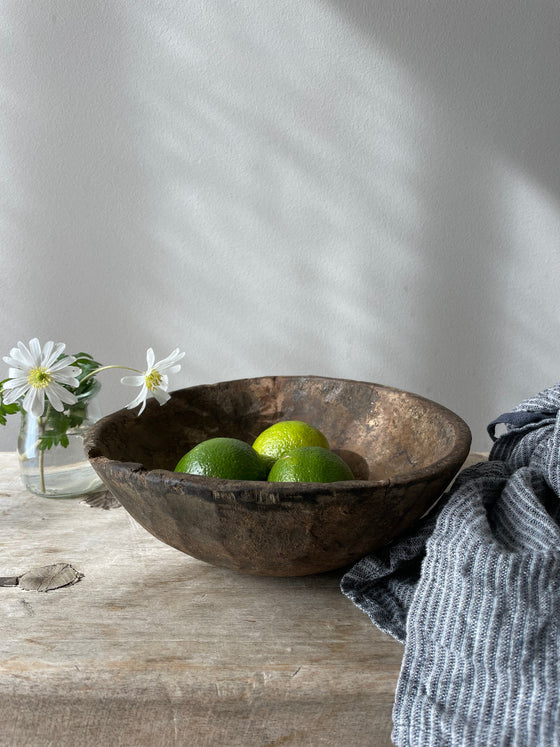 Träskål 'Nr 34' vintage