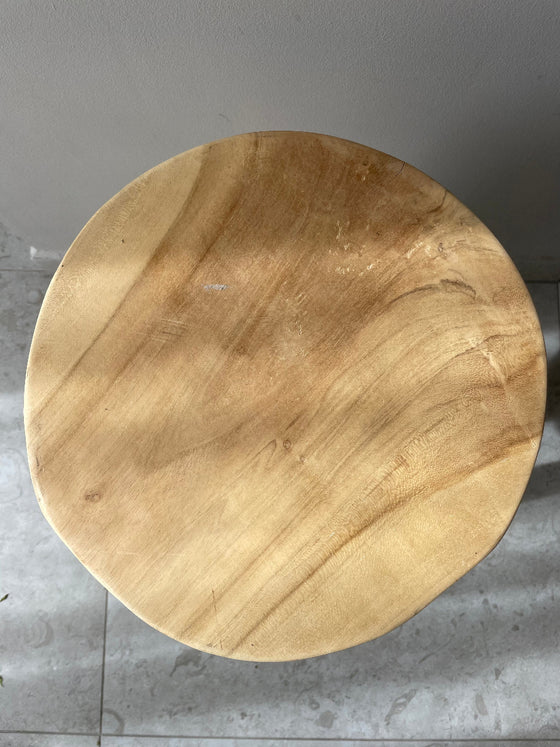 Wooden stool 'Nature' teak