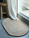 Door rug 'Jute' Oval 50x80