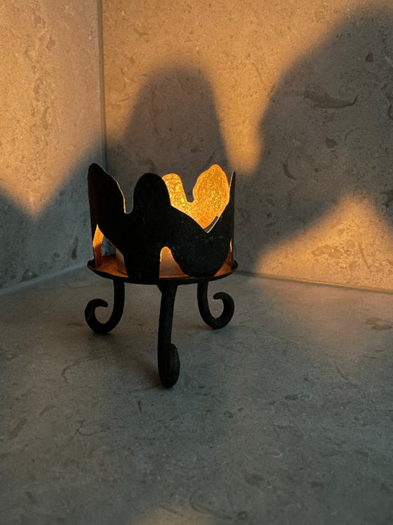 Votive holder 'Rust' Iron