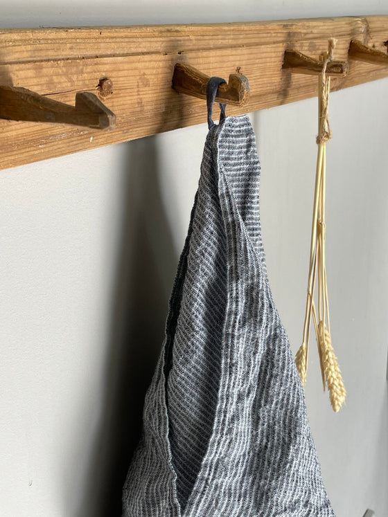 Tea towel linen 'Denim stripe'