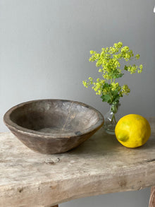  Wooden bowl 'No 21' vintage