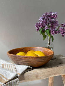  Wooden bowl 'No 35' vintage