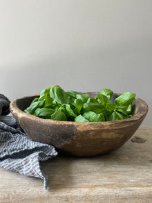  Wooden bowl 'No 36' vintage