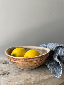  Wooden bowl 'No 24' vintage