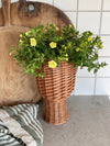 Rottingvas liten 'Wicker' unik
