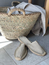 Espadrillos canvas 'Basque' Taupe