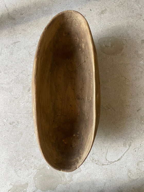 Wooden bowl 'No 38' vintage