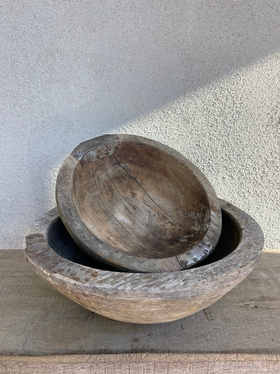 Träskål 'Nr 40' vintage