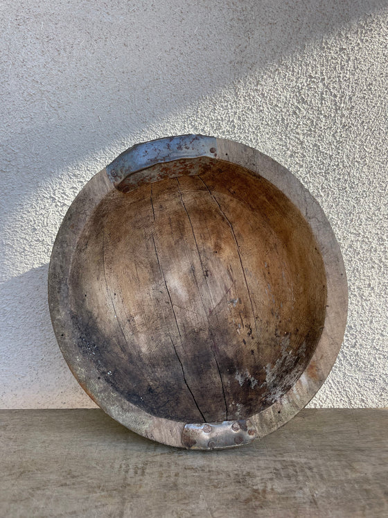 Träskål 'Nr 40' vintage