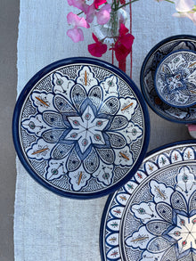  Moroccan bowl 'Safi' Blue 25cm