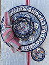 Moroccan platter 'Safi' Blue 40cm