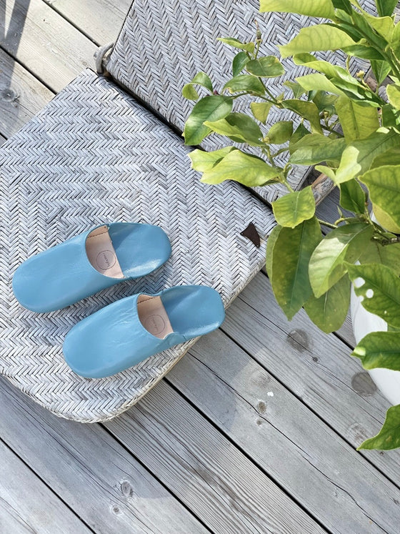 Babouche slippers 'Blue'