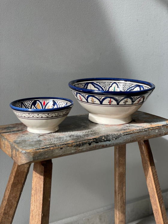 Moroccan bowl 'Safi' Blue 18cm