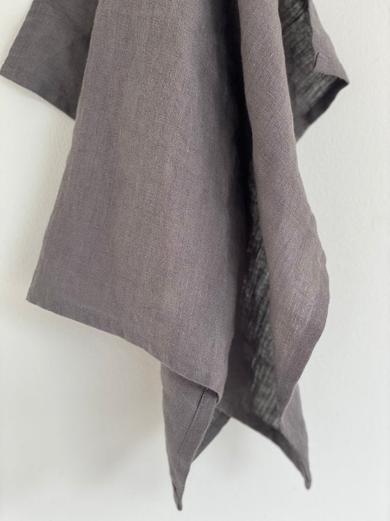 Tea towel linen 'Graphite'