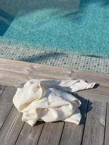  Bath towel 'Waffel' White