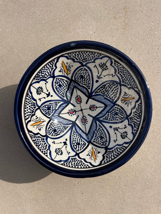 Marockansk skål 'Safi' Blue 18cm