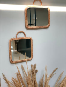  Mirror 'Baki' rattan