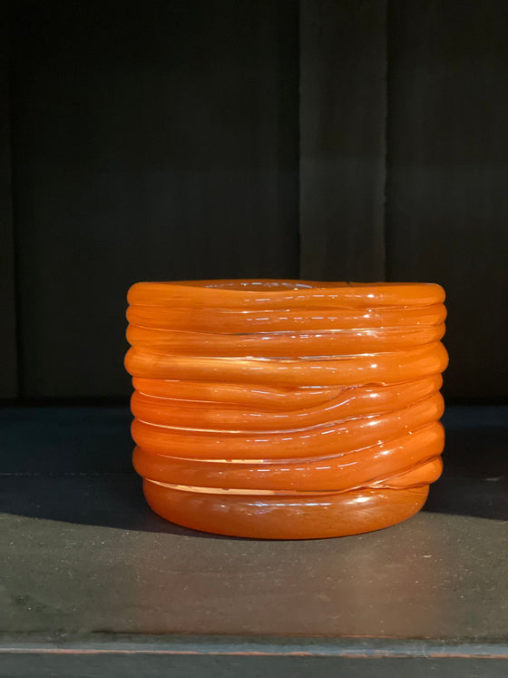 Votive holder 'Gilbert' Orange
