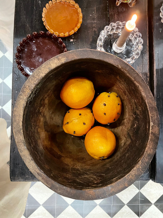 Träskål 'Nr 41' vintage