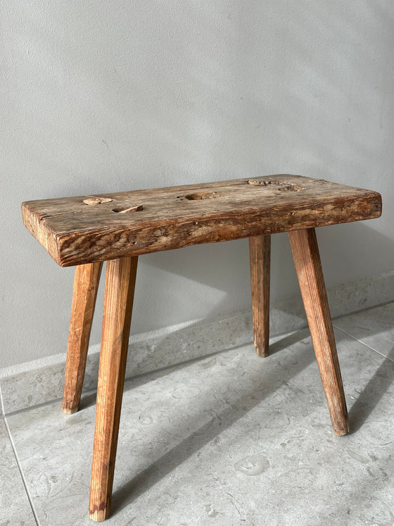 Träpall 'Nr 9' vintage
