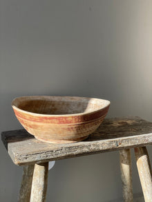  Wooden bowl 'No 24' vintage