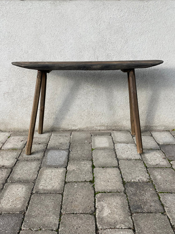 Träbänk 'Nr 32' vintage