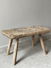 Wooden stool 'No 11' vintage