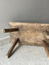 Wooden stool 'No 11' vintage