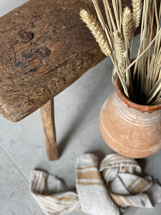 Wooden stool 'No 12' vintage