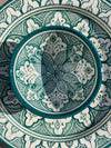 Moroccan ceramic bowl 'Safi' Green 18cm