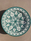 Moroccan ceramic platter 'Safi' Green 40cm