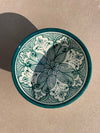 Moroccan ceramic bowl 'Safi' Green 18cm